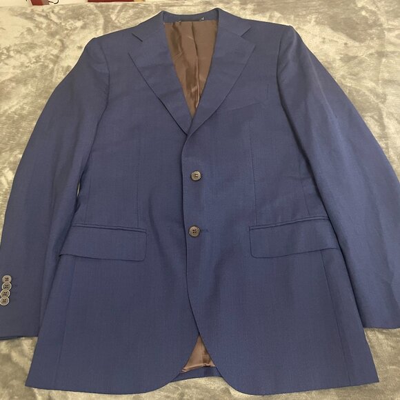S Men’s Lazio Blazer50RTailored Slim FitVitale Barberis Wool